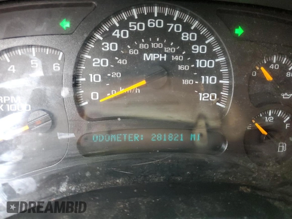 2005 GMC Yukon SLE with VIN 1GKEC13V15R260439, listed as a Copart auction lot 42326145 with 281,821 mi miles and Salvage Title. Bid and sale history available at carsss.com. Image 9.