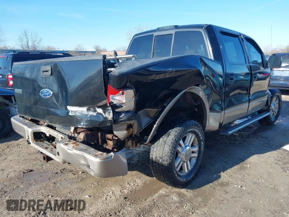 2005 Ford F-150 XLT with VIN 1FTPW145X5FB64160, listed as a IAAI auction lot 41985142 with 194,850 mi miles. Bid and sale history available at carsss.com. Image 4.