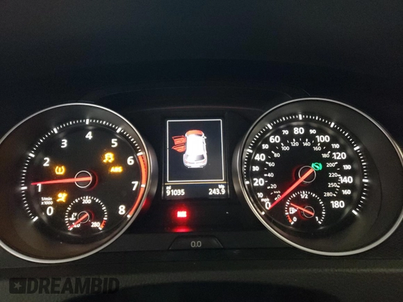 2015 Volkswagen Golf GTI Autobahn with VIN 3VW4T7AU9FM099455, listed as a Copart auction lot 44366804 with 91,035 mi miles. Bid and sale history available at carsss.com. Image 9.