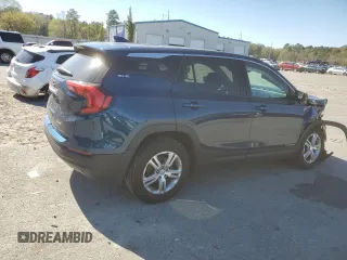 2020 GMC Terrain SLE z VIN 3GKALTEV2LL196083, wystawiony jako Copart lot #49717925 z przebiegiem 64 773 mil mil oraz Szkody całkowita. Historia ofert i sprzedaży dostępna na DreamBid. Obrazek 3.