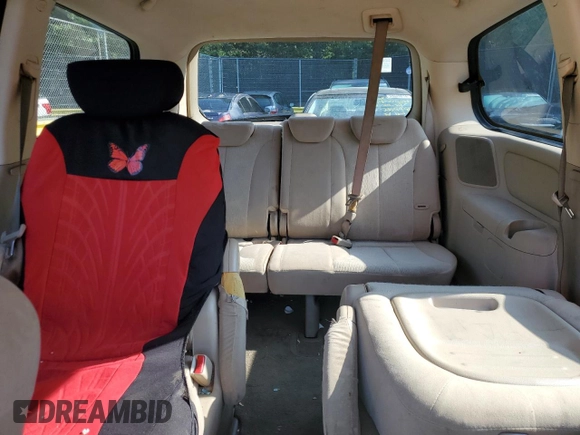 2010 Kia Sedona LX with VIN KNDMG4C38A6345852, listed as a Copart auction lot 68985594 with 146,469 mi miles and Salvage Title. Bid and sale history available at carsss.com. Image 10.