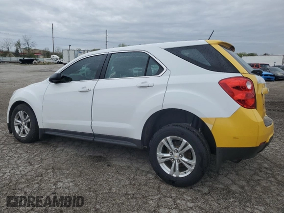 2015 Chevrolet Equinox LS with VIN 2GNALAEK2F6118117, listed as a Copart auction lot 53911425 with 167,222 mi miles and Non Repairable. Bid and sale history available at carsss.com. Image 2.