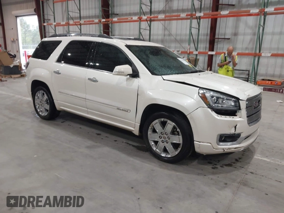 2014 GMC Acadia Denali with VIN 1GKKRTKDXEJ208165, listed as a IAAI auction lot 41886483 with 221,519 mi miles. Bid and sale history available at carsss.com. Image 1.