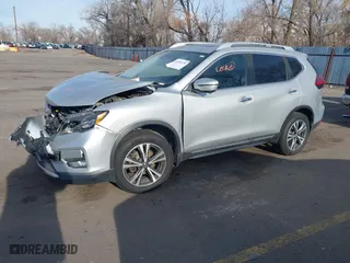 2017 Nissan Rogue SV with VIN 5N1AT2MV5HC794609, listed as a IAAI auction lot 41301154 with 93,127 mi miles. Bid and sale history available at carsss.com. Image 16.
