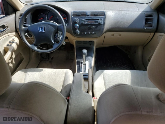2005 Honda Civic Sdn EX with VIN 2HGES26745H570006, listed as a Copart auction lot 50536625 with 88,550 mi miles and Salvage Title. Bid and sale history available at carsss.com. Image 8.