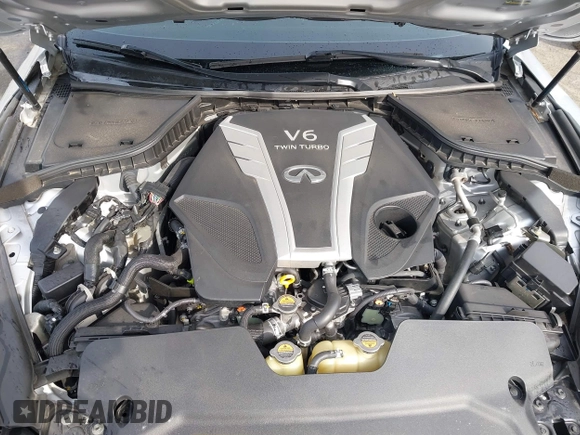 2018 Infiniti Q60 Luxe with VIN JN1EV7EK3JM343134, listed as a IAAI auction lot 41795601 with 61,826 mi miles and . Bid and sale history available at carsss.com. Image 10.