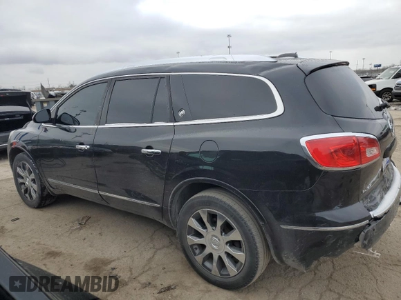 2017 Buick Enclave Leather with VIN 5GAKRBKD5HJ340245, listed as a Copart auction lot 41649255 with 110,383 mi miles and Salvage Title. Bid and sale history available at DreamBid. Image 2.