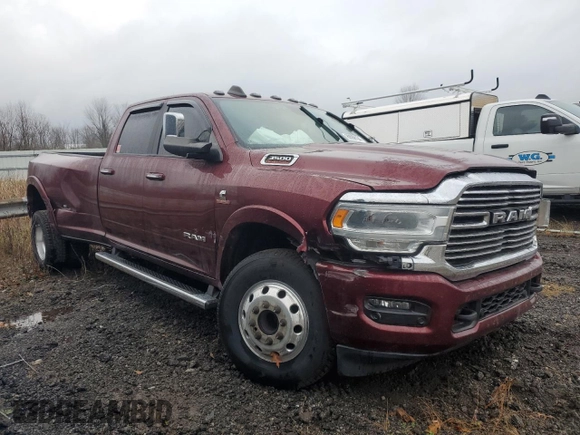 2020 Ram 3500 Laramie with VIN 3C63RRJL9LG190789, listed as a Copart auction lot 80558134 with 77,805 mi miles and Salvage Title. Bid and sale history available at carsss.com. Image 4.