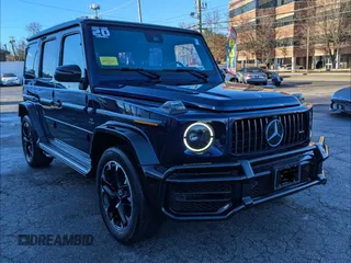 2020 Mercedes-Benz G AMG G 63 with VIN W1NYC7HJ8LX348598, listed as a Copart auction lot 44325545 with 33,350 mi miles and Clean Title. Bid and sale history available at carsss.com. Image 1.