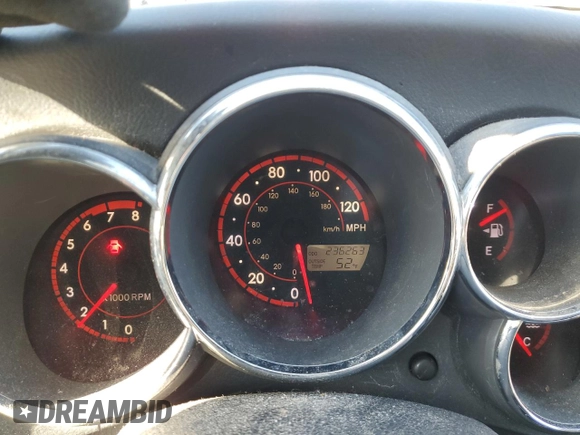 2006 Toyota Matrix STD with VIN 2T1KR32E96C590447, listed as a Copart auction lot 49598655 with 236,263 mi miles and Salvage Title. Bid and sale history available at carsss.com. Image 9.
