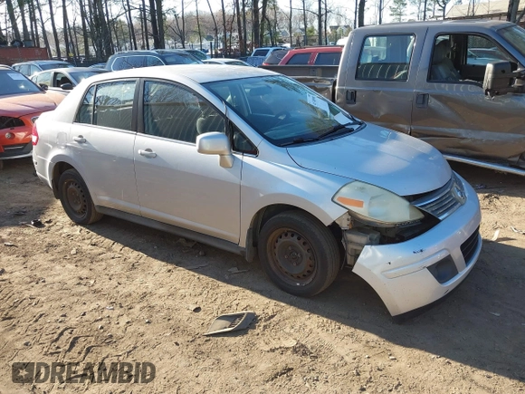 2008 Nissan Versa 1.8 S with VIN 3N1BC11EX8L404036, listed as a IAAI auction lot 41748990 with 170,394 mi miles. Bid and sale history available at carsss.com. Image 1.