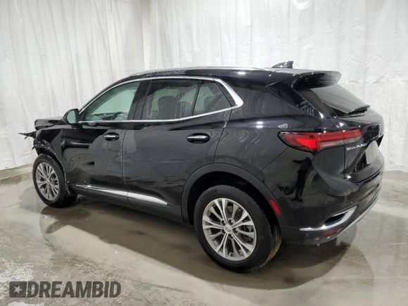 2023 Buick Envision Preferred with VIN LRBAZLR46PD076308, listed as a Copart auction lot 52106045 with 6,558 mi miles and Salvage Title. Bid and sale history available at carsss.com. Image 2.