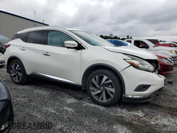 2015 Nissan Murano Platinum с VIN 5N1AZ2MG2FN264857, выставлен на аукционе Copart как лот 57744805 с пробегом 75 970 миль миль и Списание • Salvage title. История ставок и продаж доступна на DreamBid. Изображение 4.