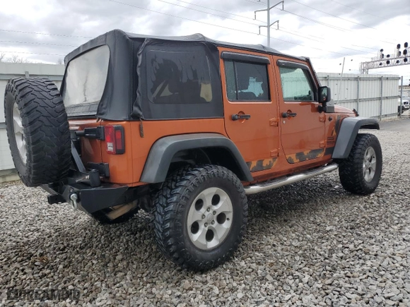 2010 Jeep Wrangler Unlimited Sport with VIN 1J4BA3H10AL213335, listed as a Copart auction lot 50534795 with 161,083 mi miles and Clean Title. Bid and sale history available at carsss.com. Image 3.