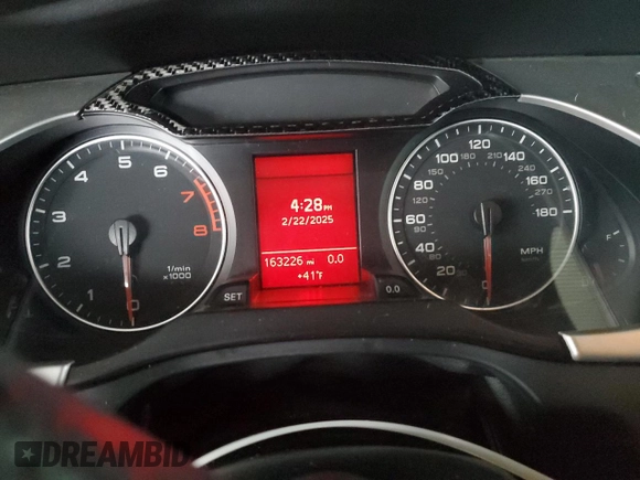 2012 Audi A4 2.0T Premium with VIN WAUAFAFL6CA118849, listed as a Copart auction lot 46673215 with 163,226 mi miles and Salvage Title. Bid and sale history available at carsss.com. Image 9.