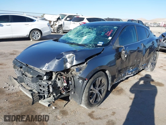 2021 Nissan Sentra SV with VIN 3N1AB8CV1MY221464, listed as a IAAI auction lot 41668918 with 80,819 mi miles and . Bid and sale history available at DreamBid. Image 16.