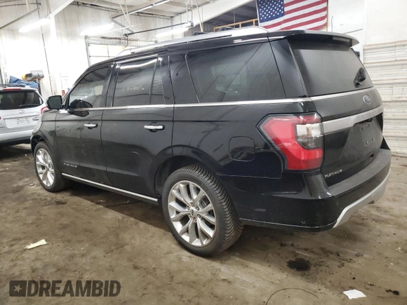 2018 Ford Expedition Platinum with VIN 1FMJU1MT1JEA07588, listed as a Copart auction lot 87617425 with 0 mi miles and Salvage Title. Bid and sale history available at carsss.com. Image 2.