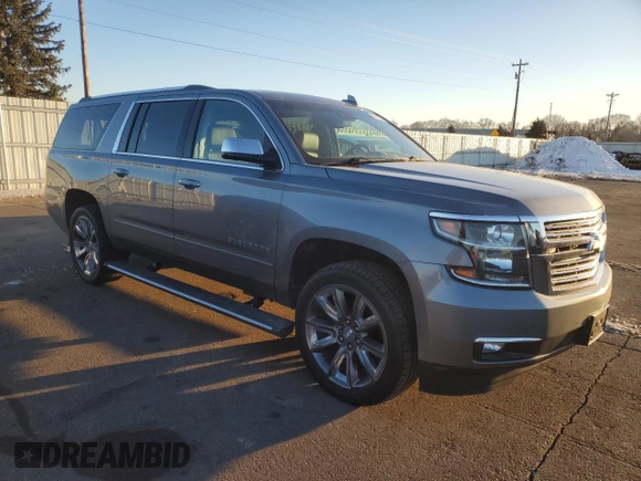 2019 Chevrolet Suburban Premier with VIN 1GNSKJKC5KR234298, listed as a Copart auction lot 88719665 with Not Provided miles and Salvage Title. Bid and sale history available at DreamBid. Image 4.