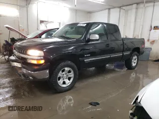 1999 Chevrolet Silverado 1500 LS with VIN 2GCEK19T7X1274796, listed as a Copart auction lot 47477355 with 155,787 mi miles and Salvage Title. Bid and sale history available at carsss.com. Image 1.