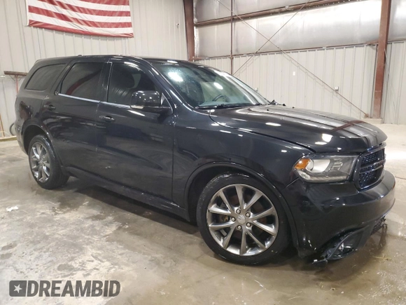 2014 Dodge Durango R/T z VIN 1C4SDHCT1EC976019, wystawiony jako Copart lot #42511575 z przebiegiem 115 093 mil mil oraz Czysty tytuł • Clean title. Historia ofert i sprzedaży dostępna na DreamBid. Obrazek 4.