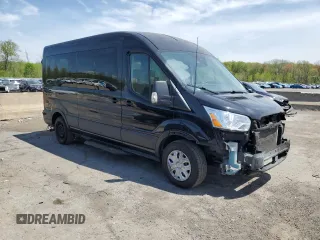 2020 Ford Transit Passenger XL with VIN 1FBAX2C85LKA07259, listed as a Copart auction lot 54928325 with 114,482 mi miles and Salvage title. Bid and sale history available at DreamBid. Image 4.