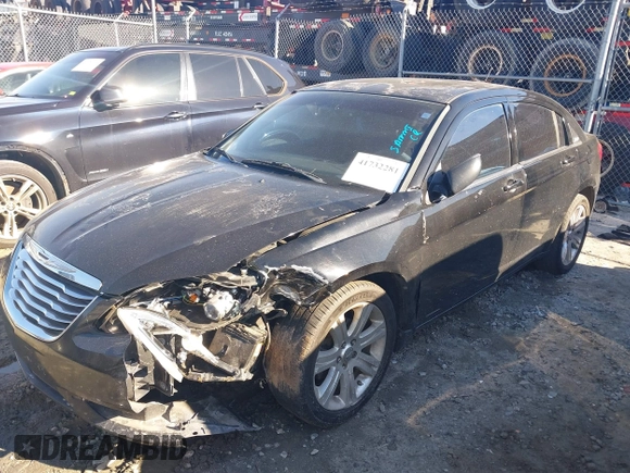 2012 Chrysler 200 Touring with VIN 1C3CCBBB7CN158328, listed as a IAAI auction lot 41732281 with 216,419 mi miles. Bid and sale history available at carsss.com. Image 2.