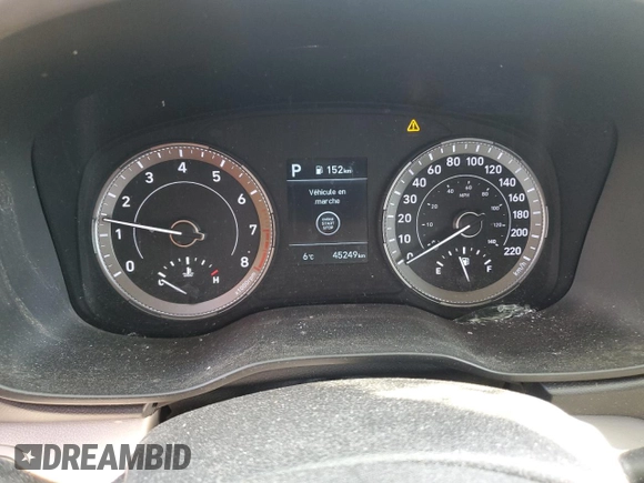 2020 Hyundai Venue SEL with VIN KMHRC8A36LU040579, listed as a Copart auction lot 48505295 with 45,249 mi miles and Salvage Title. Bid and sale history available at DreamBid. Image 9.