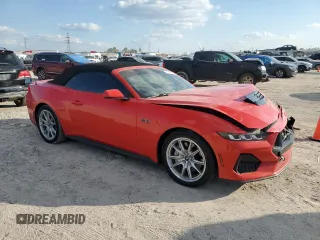 2024 Ford Mustang GT Premium с VIN 1FAGP8FF0R5119676, выставлен на аукционе Copart как лот 80442334 с пробегом 10 094 миль миль и Списание • Salvage title. История ставок и продаж доступна на DreamBid. Изображение 4.