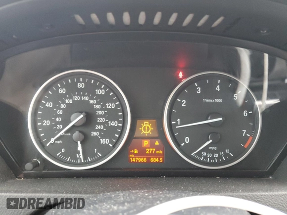 2008 BMW X5 3.0si with VIN 5UXFE43568L009580, listed as a Copart auction lot 47885775 with 147,966 mi miles and Salvage Title. Bid and sale history available at carsss.com. Image 9.
