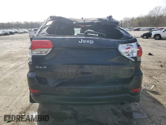2015 Jeep Grand Cherokee Laredo with VIN 1C4RJFAG2FC790251, listed as a Copart auction lot 53562625 with 161,623 mi miles and Salvage Title. Bid and sale history available at carsss.com. Image 6.