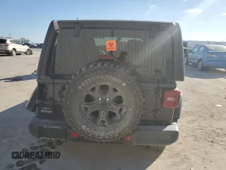 2021 Jeep Wrangler Unlimited Willys with VIN 1C4HJXDM8MW530712, listed as a Copart auction lot 54873175 with 54,598 mi miles and Salvage Title. Bid and sale history available at DreamBid. Image 6.