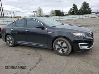2012 Kia Optima Hybrid with VIN KNAGM4AD5C5019630, listed as a Copart auction lot 48154085 with 197,049 mi miles and Salvage Title. Bid and sale history available at carsss.com. Image 4.