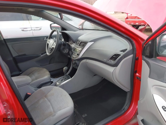 2017 Hyundai Accent SE with VIN KMHCT4AE2HU247719, listed as a IAAI auction lot 41590504 with 118,410 mi miles. Bid and sale history available at carsss.com. Image 5.