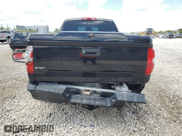 2016 Toyota Tundra SR with VIN 5TFRM5F17GX100591, listed as a Copart auction lot 53256375 with 198,575 mi miles and Salvage title. Bid and sale history available at DreamBid. Image 6.