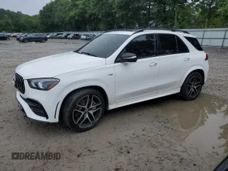 2022 Mercedes-Benz GLE 53 AMG with VIN 4JGFB6BB2NA668692, listed as a Copart auction lot 67587814 with 35,517 mi miles and Salvage title. Bid and sale history available at DreamBid. Image 1.