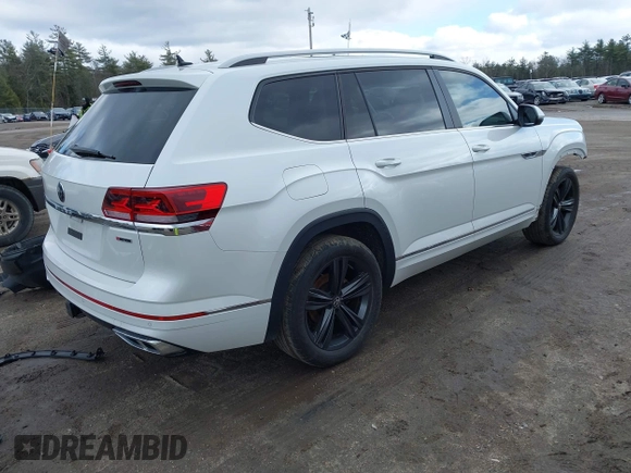 2022 Volkswagen Atlas SEL R-Line z VIN 1V2AR2CA3NC548668, wystawiony jako IAAI lot #41967112 z przebiegiem 35 101 mil mil oraz . Historia ofert i sprzedaży dostępna na DreamBid. Obrazek 4.