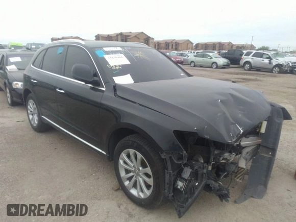 2015 Audi Q5 Premium Plus with VIN WA1LFAFP6FA068645, listed as a IAAI auction lot 38813892 with 1 mi miles. Bid and sale history available at carsss.com. Image 1.