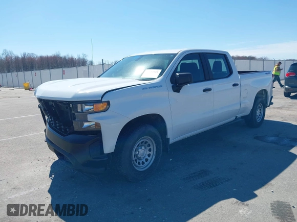 2021 Chevrolet Silverado 1500 Work Truck with VIN 1GCUYAEF3MZ383754, listed as a IAAI auction lot 41802515 with 95,235 mi miles and . Bid and sale history available at DreamBid. Image 17.