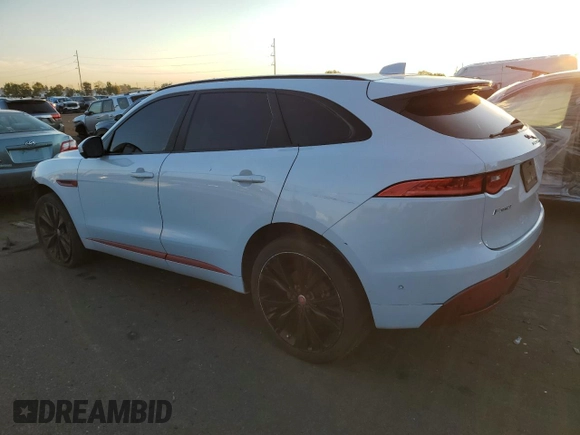 2019 Jaguar F-Pace S with VIN SADCM2FV2KA357519, listed as a Copart auction lot 70996854 with 92,234 mi miles and Salvage title. Bid and sale history available at DreamBid. Image 2.