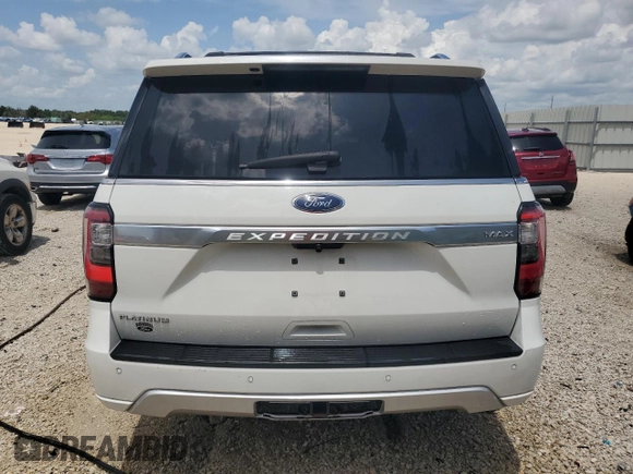 2021 Ford Expedition Max Platinum with VIN 1FMJK1MT3MEA72923, listed as a Copart auction lot 68874584 with 98,302 mi miles and Non repairable. Bid and sale history available at DreamBid. Image 6.