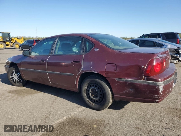 2002 Chevrolet Impala z VIN 2G1WF55E829191985, wystawiony jako Copart lot #54808535 z przebiegiem Nie podano mil oraz Czysty tytuł • Clean title. Historia ofert i sprzedaży dostępna na DreamBid. Obrazek 2.