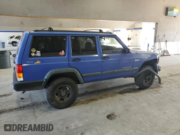 1997 Jeep Cherokee Sport with VIN 1J4FJ68S5VL564193, listed as a Copart auction lot 73969104 with 177,442 mi miles and Clean Title. Bid and sale history available at carsss.com. Image 3.