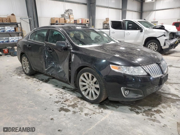 2012 Lincoln MKS with VIN 1LNHL9ER5CG806929, listed as a Copart auction lot 85328514 with 155,015 mi miles and Salvage Title. Bid and sale history available at carsss.com. Image 4.
