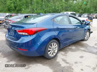 2016 Hyundai Elantra SE with VIN KMHDH4AE2GU501904, listed as a IAAI auction lot 42159618 with 53,864 mi miles and . Bid and sale history available at DreamBid. Image 4.