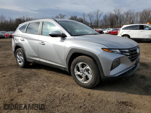 2024 Hyundai Tucson SEL with VIN 5NMJBCDEXRH364011, listed as a Copart auction lot 47448945 with 21,572 mi miles and Salvage Title. Bid and sale history available at carsss.com. Image 4.