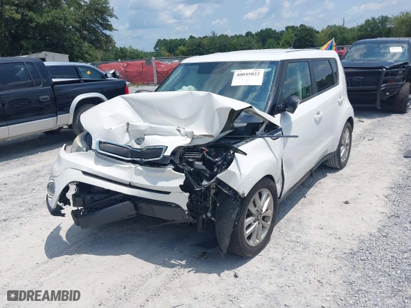 2017 Kia Soul + with VIN KNDJP3A56H7478406, listed as a IAAI auction lot 40045022 with 126,961 mi miles. Bid and sale history available at carsss.com. Image 2.