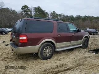 2010 Ford Expedition EL Eddie Bauer with VIN 1FMJK1J58AEB60092, listed as a Copart auction lot 85737164 with 95,388 mi miles and Salvage Title. Bid and sale history available at carsss.com. Image 3.