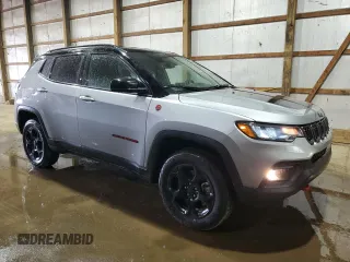 2024 Jeep Compass Trailhawk with VIN 3C4NJDDN4RT597363, listed as a Copart auction lot 63649245 with 42,808 mi miles and Clean title. Bid and sale history available at DreamBid. Image 4.