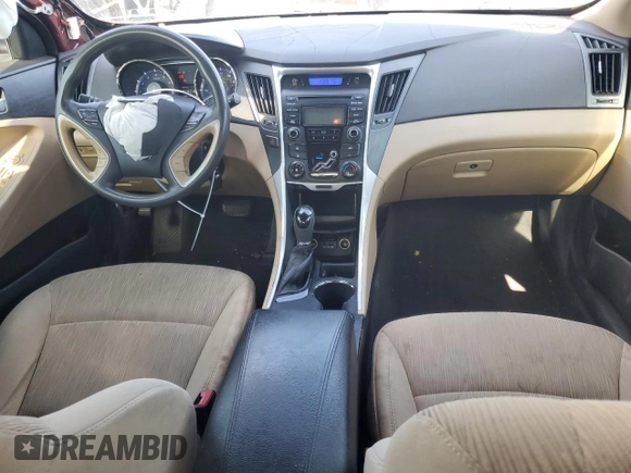 2013 Hyundai Sonata GLS with VIN 5NPEB4AC9DH674107, listed as a Copart auction lot 55487335 with 150,210 mi miles and Salvage title. Bid and sale history available at DreamBid. Image 8.
