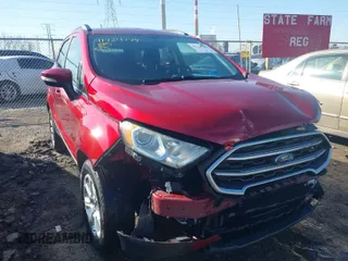 2019 Ford EcoSport SE with VIN MAJ3S2GE4KC262633, listed as a IAAI auction lot 41724149 with 72,495 mi miles and . Bid and sale history available at carsss.com. Image 1.